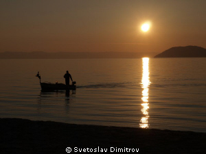 First sunset for 2011 at Chalkidiki, Greece by Svetoslav Dimitrov 
